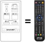 Télécommande équivalente RRMCG 0084 GESA