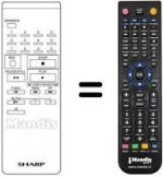Télécommande équivalente RRMCG 0254 CESA