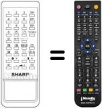 Télécommande équivalente RRMCG 0498 CESA