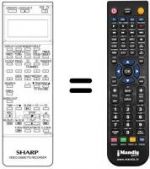 Télécommande équivalente RRMCG 0570 GESA