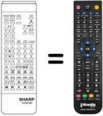 Télécommande équivalente RRMCG 0579 CESA