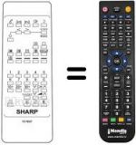 Télécommande équivalente RRMCG 1011 BMSA