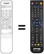 Télécommande équivalente RRMCG 1046 BMSA