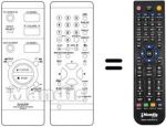 Télécommande équivalente RRMCG 0183 AJSA
