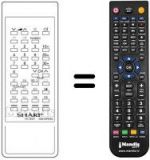 Télécommande équivalente RRMCG 0618 PESA