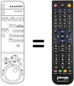 Télécommande équivalente RTV 950 HIFI