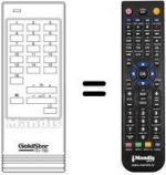 Télécommande équivalente RV 18B
