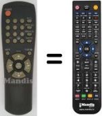 Télécommande équivalente 10107 N