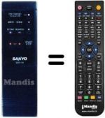Télécommande équivalente SCR 04