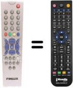 Télécommande équivalente Finlux CT 2110