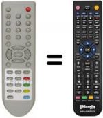 Télécommande équivalente Seitech SE20SKLCD