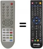 Télécommande équivalente Seitech SL20SKLCD