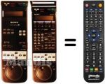 Télécommande équivalente Sony SLV-725