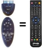 Télécommande équivalente SONY PS2 / PS