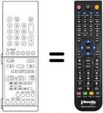 Télécommande équivalente TNQ 8E 0437