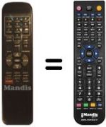 Télécommande équivalente SRT 300
