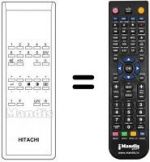 Télécommande équivalente Hitachi CPT 1570