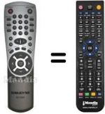 Télécommande équivalente SV 12909