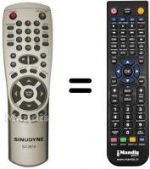 Télécommande équivalente SV 12919