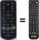 Télécommande équivalente STOREX D-520