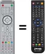 Télécommande équivalente Sunstech TL-XRI2280 HD