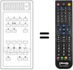 Télécommande équivalente T 719