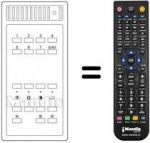 Télécommande équivalente T 723