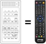 Télécommande équivalente T 731