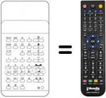 Télécommande équivalente TC 113