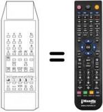 Télécommande équivalente TC 115 TEXT