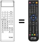 Télécommande équivalente TC 143