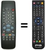 Télécommande équivalente Sinudyne 42000