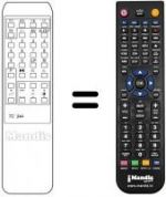 Télécommande équivalente TC 344
