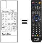 Télécommande équivalente TECHNITUNER VT 300