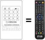 Télécommande équivalente TELECOMANDO A INFRAROSSI