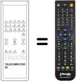 Télécommande équivalente TELECOMPUTER 26