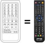 Télécommande équivalente Sinudyne EOS 16234
