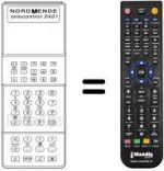 Télécommande équivalente TELECONTROL 2401