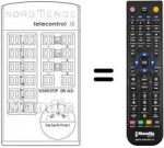 Télécommande équivalente 583.259