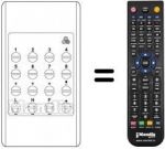 Télécommande équivalente TELESONAR 8