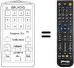 Télécommande équivalente TELEPILOT 21 UHR