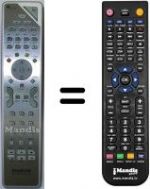 Télécommande équivalente Thomson 70 DSZ 644