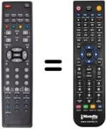 Télécommande équivalente United LED 26X10