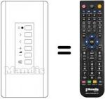 Télécommande équivalente TNQ 1E 2607