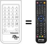 Télécommande équivalente TNQ 665