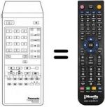 Télécommande équivalente TNQ 8E 0401