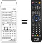 Télécommande équivalente TNQ 8E 0404