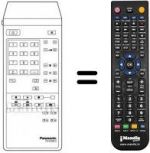 Télécommande équivalente TNQ 8E 0414