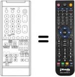Télécommande équivalente TNQ 8E 0436