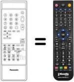 Télécommande équivalente TNQ 8E 0439